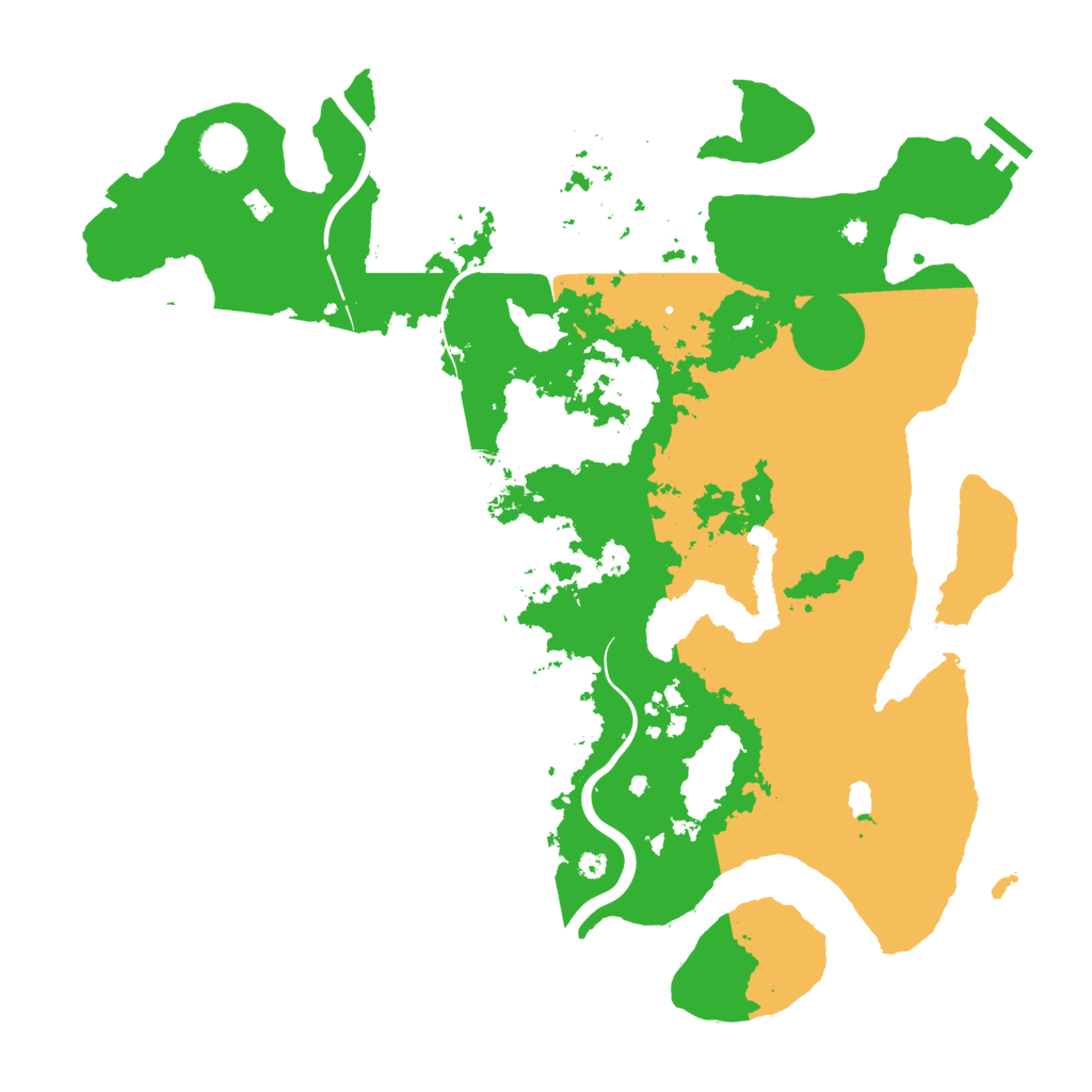 Biome Rust Map: Procedural Map, Size: 4000, Seed: 942681375