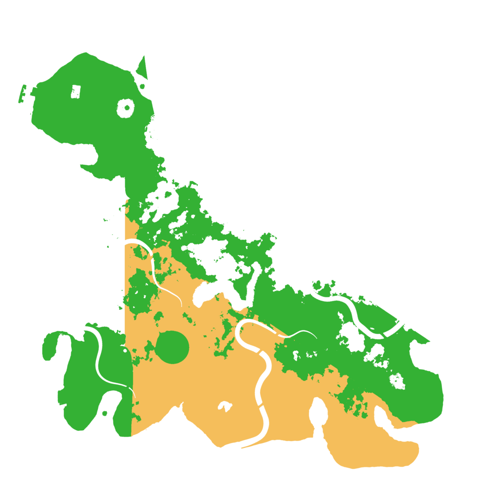 Biome Rust Map: Procedural Map, Size: 4000, Seed: 50945