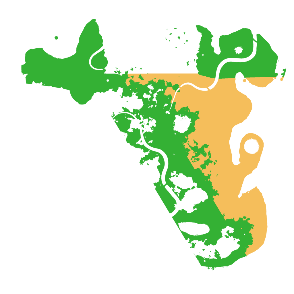Biome Rust Map: Procedural Map, Size: 3500, Seed: 919066012