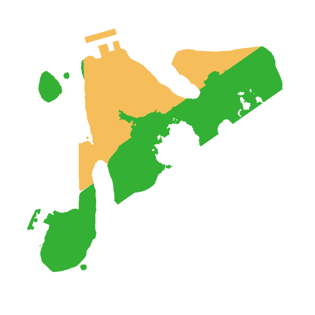 Biome Rust Map: Procedural Map, Size: 2000, Seed: 1539870744