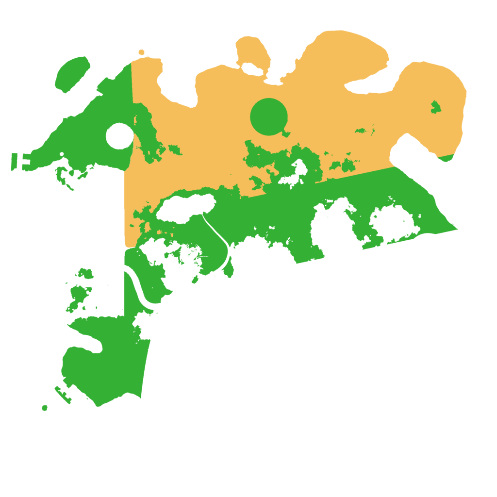 Biome Rust Map: Procedural Map, Size: 3500, Seed: 2130261487