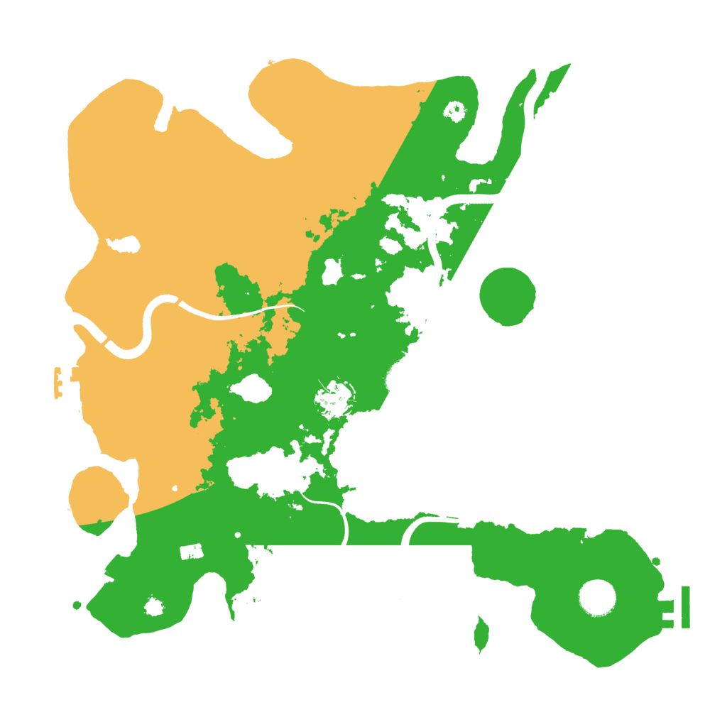 Biome Rust Map: Procedural Map, Size: 3500, Seed: 2889192