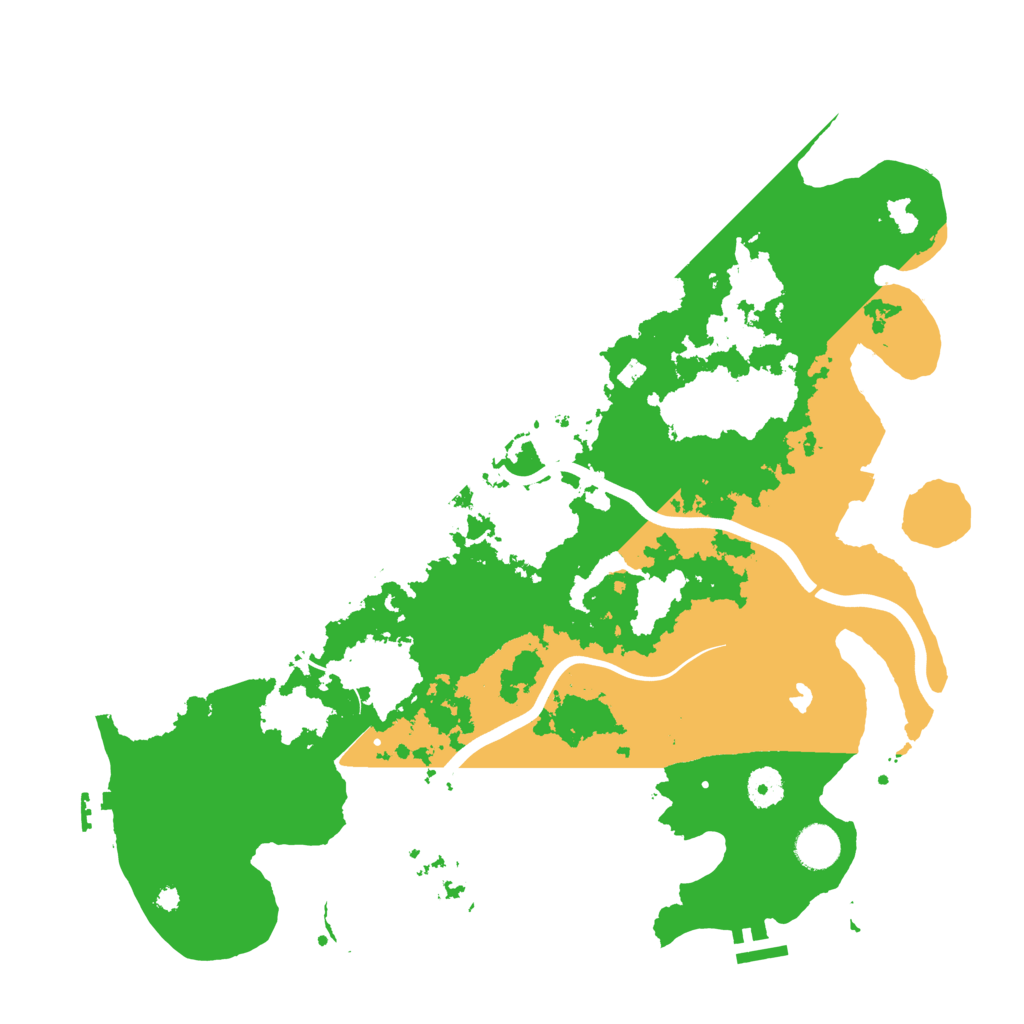 Biome Rust Map: Procedural Map, Size: 4000, Seed: 439612624