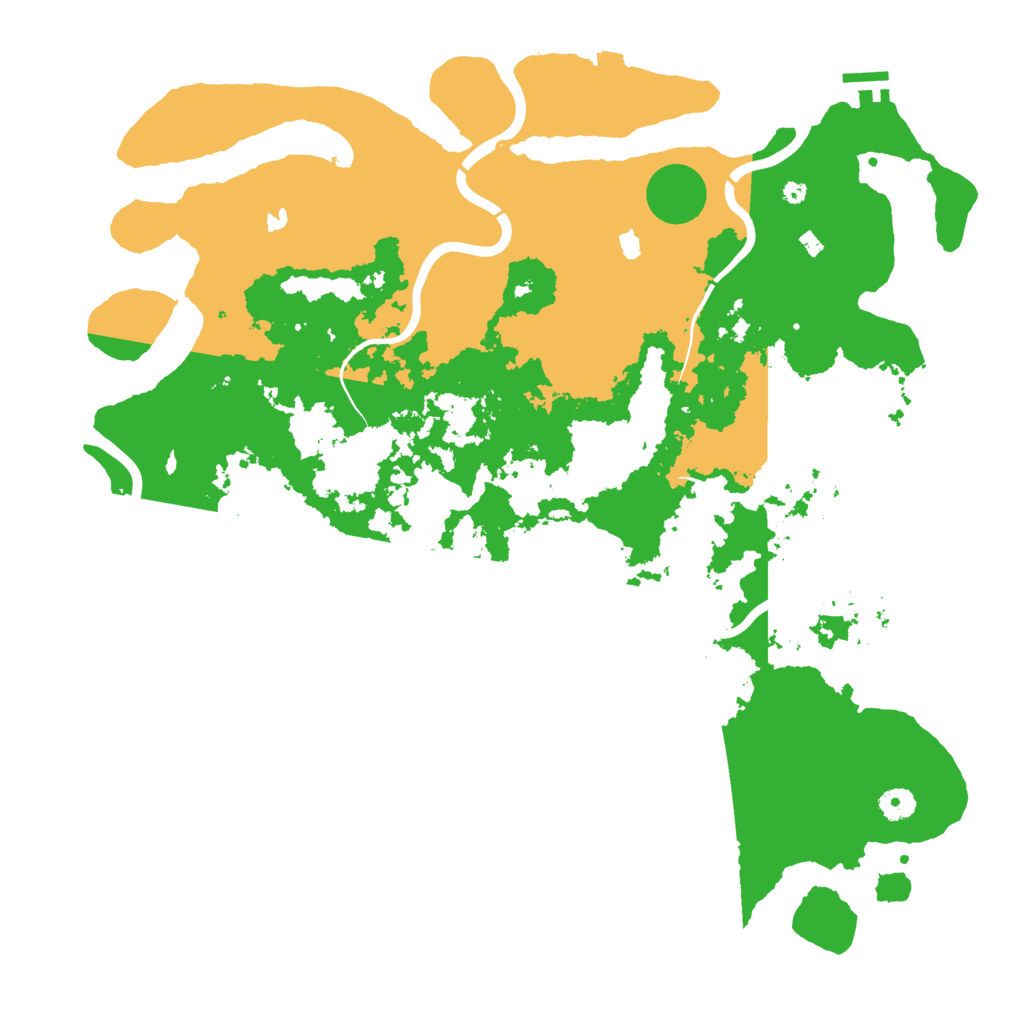 Biome Rust Map: Procedural Map, Size: 4500, Seed: 231604889