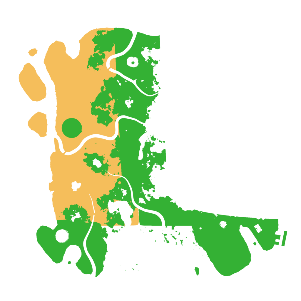 Biome Rust Map: Procedural Map, Size: 4000, Seed: 21875