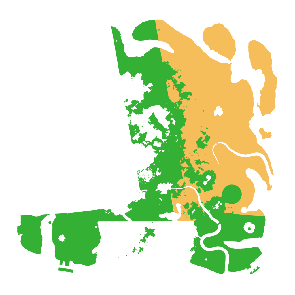 Biome Rust Map: Procedural Map, Size: 4000, Seed: 1639309664