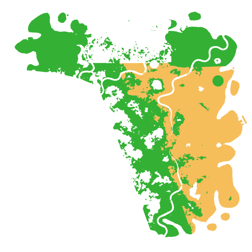 Biome Rust Map: Procedural Map, Size: 6000, Seed: 10111988