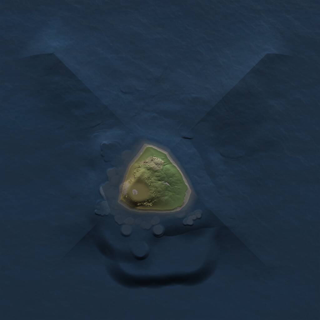 Rust Map: Procedural Map, Size: 1000, Seed: 10111988, 1 Monuments