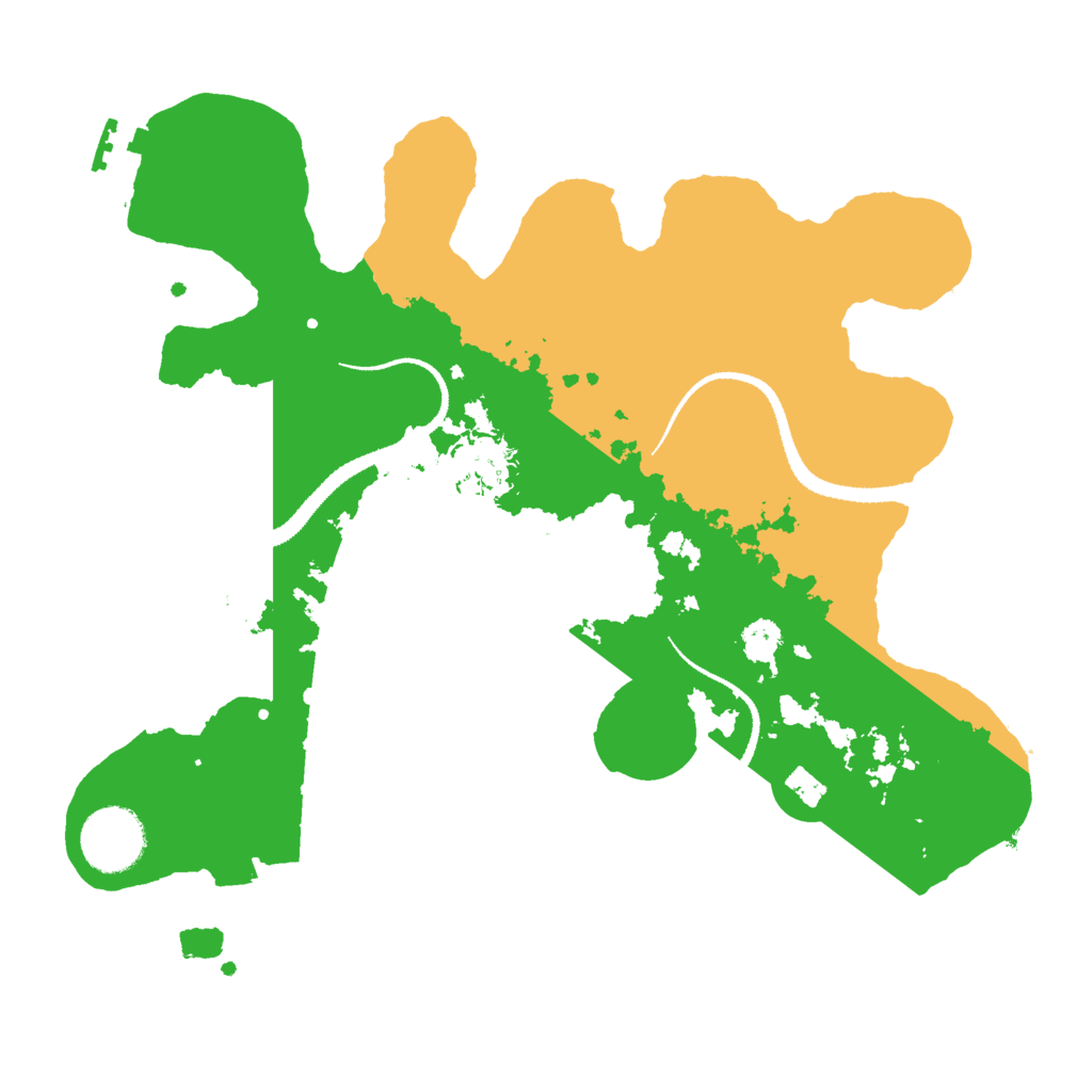 Biome Rust Map: Procedural Map, Size: 3000, Seed: 227642701