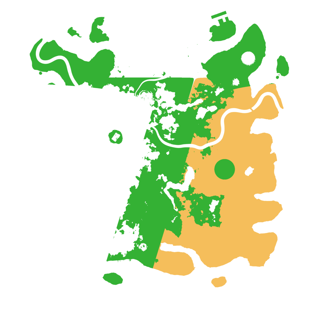 Biome Rust Map: Procedural Map, Size: 4000, Seed: 607033835