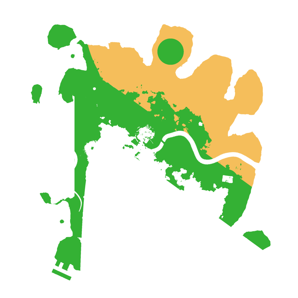 Biome Rust Map: Procedural Map, Size: 3000, Seed: 42863