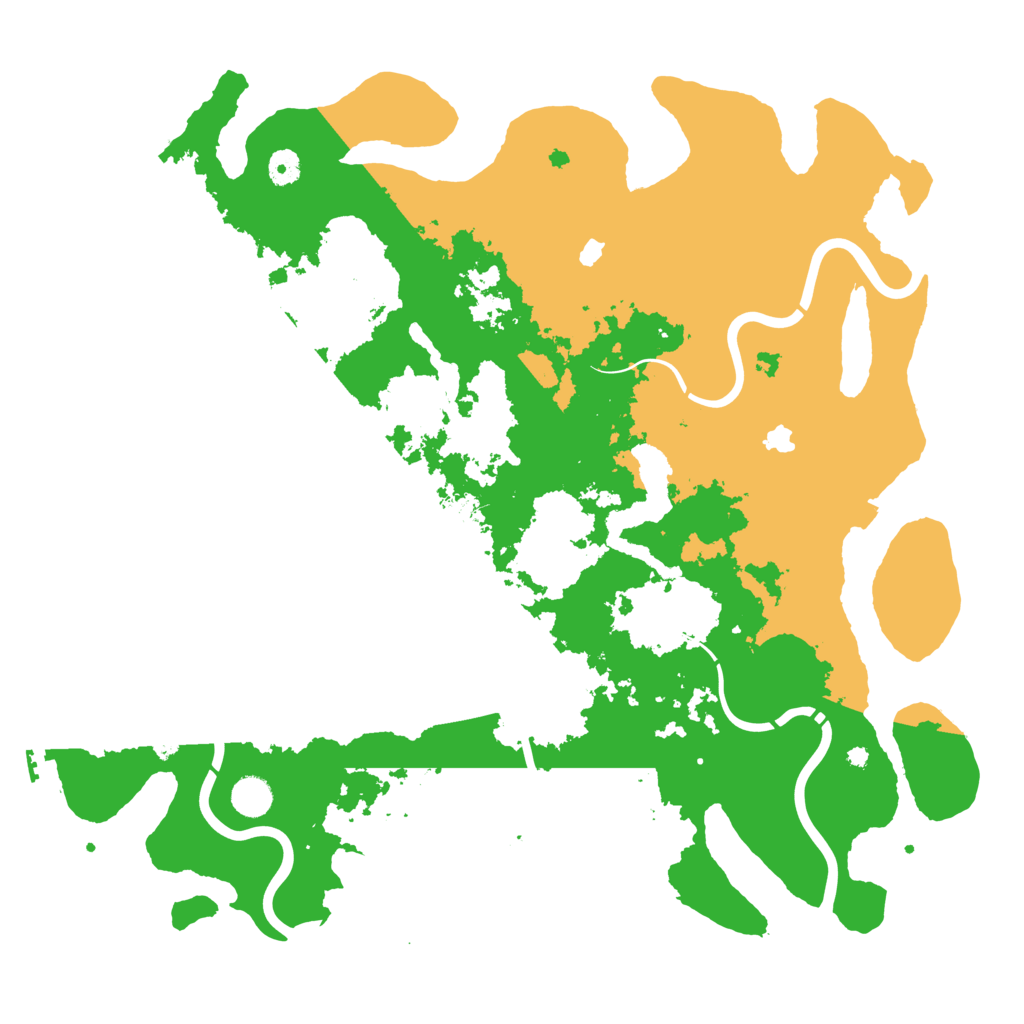 Biome Rust Map: Procedural Map, Size: 4500, Seed: 5678132