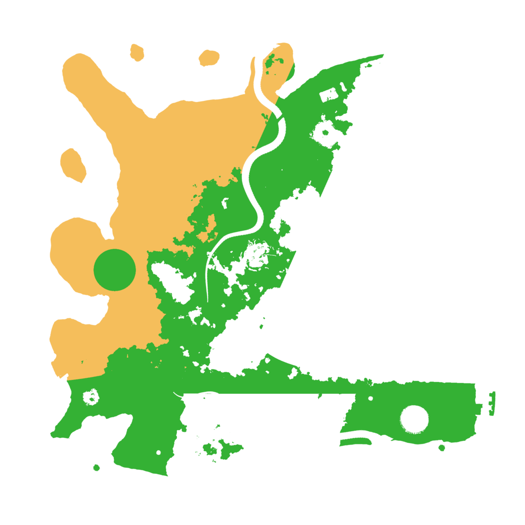 Biome Rust Map: Procedural Map, Size: 3300, Seed: 1438166421