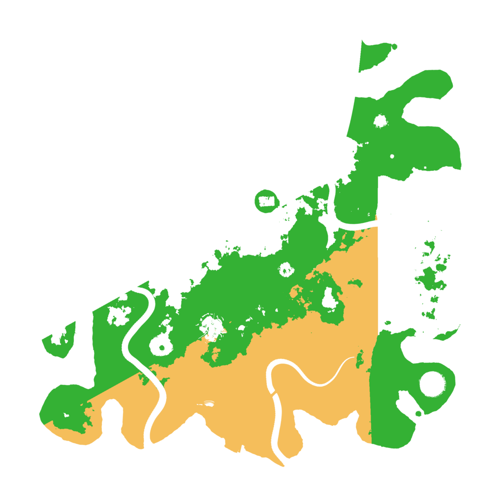 Biome Rust Map: Procedural Map, Size: 3500, Seed: 2122340423