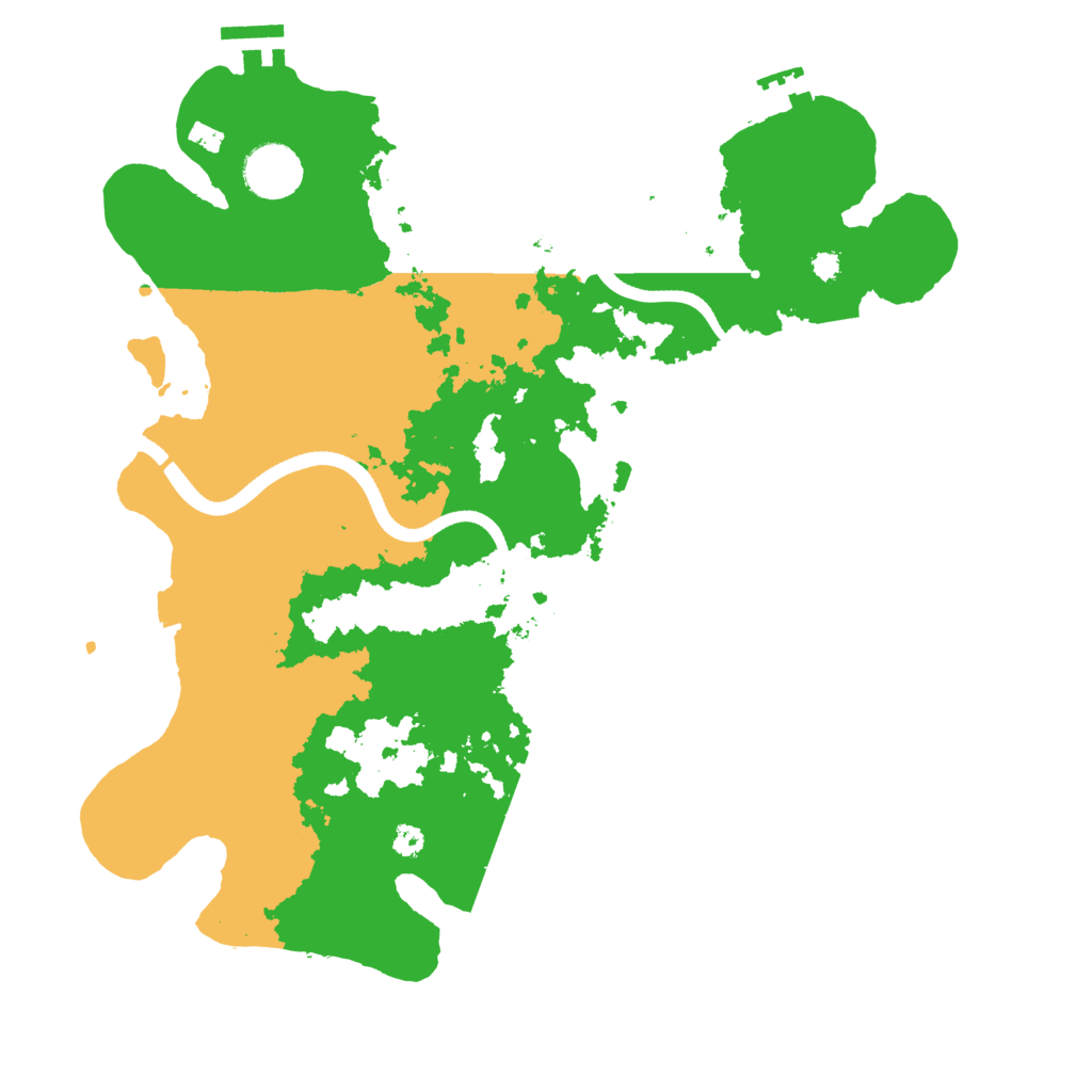 Biome Rust Map: Procedural Map, Size: 3500, Seed: 2114787362