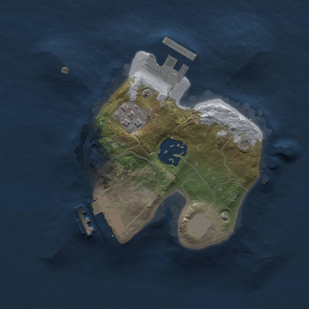 Rust Map: Procedural Map, Size: 1700, Seed: 777, 5 Monuments