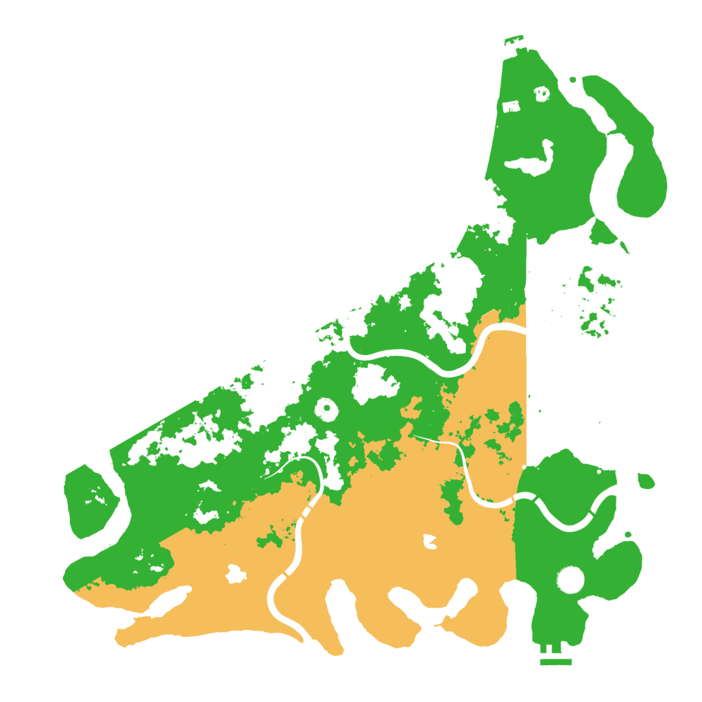Biome Rust Map: Procedural Map, Size: 4500, Seed: 1286360762