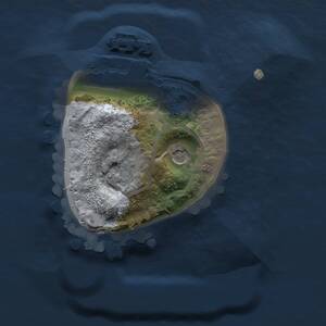 Thumbnail Rust Map: Procedural Map, Size: 1300, Seed: 1105647361, 3 Monuments