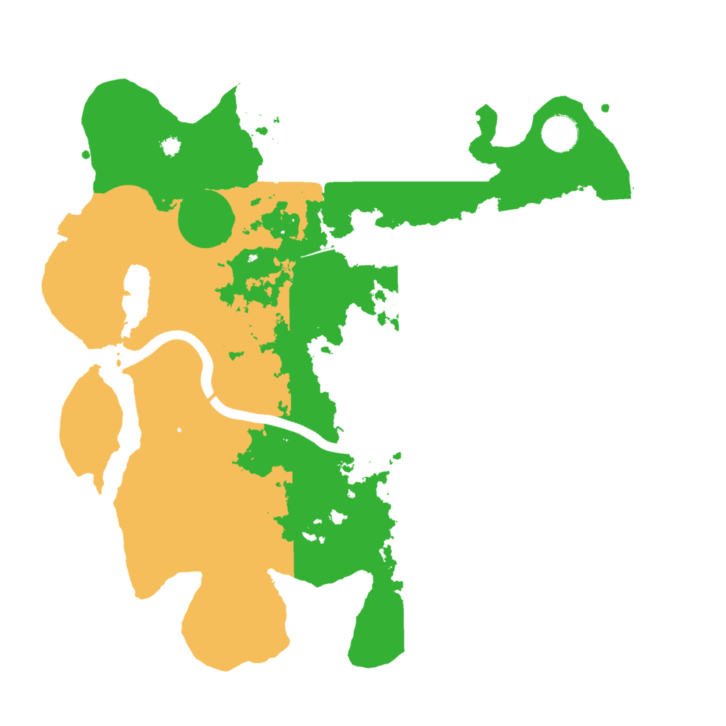 Biome Rust Map: Procedural Map, Size: 3500, Seed: 2000176701