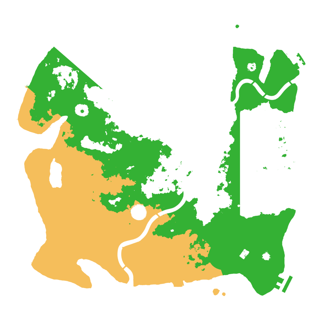 Biome Rust Map: Procedural Map, Size: 3650, Seed: 620827482