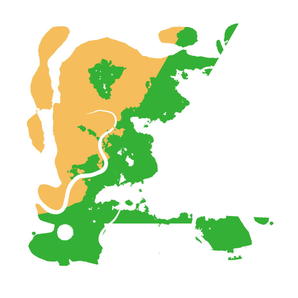 Biome Rust Map: Procedural Map, Size: 3300, Seed: 1159995449