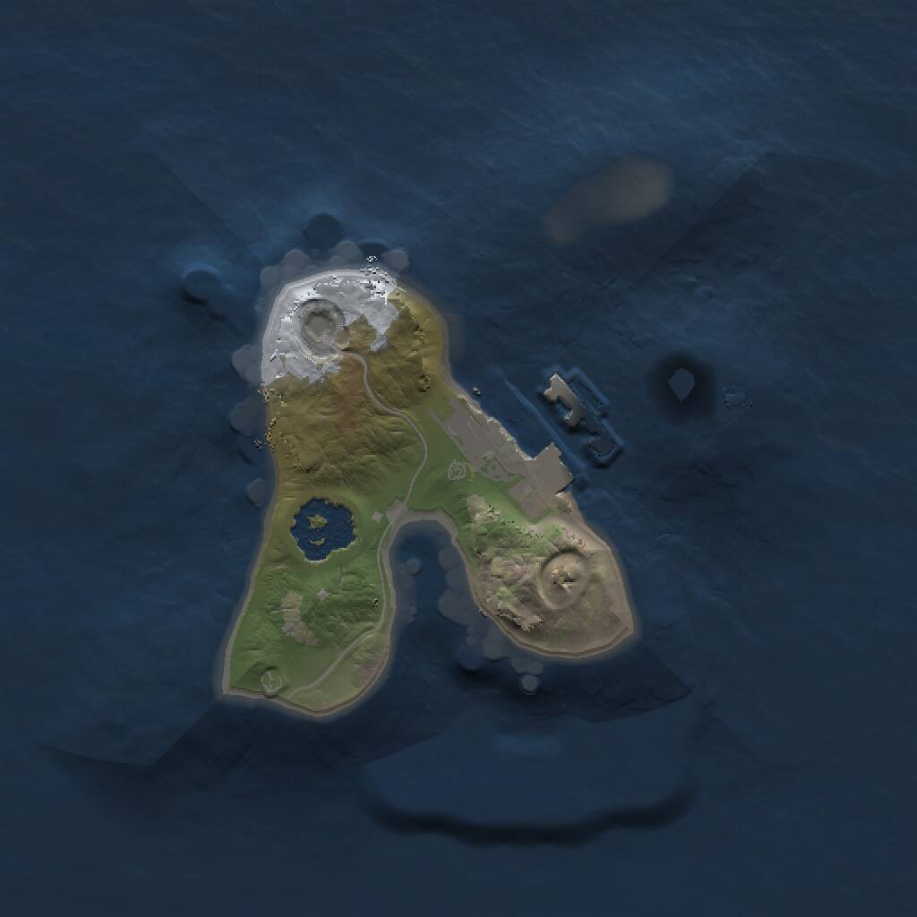 Rust Map: Procedural Map, Size: 1500, Seed: 88854, 2 Monuments