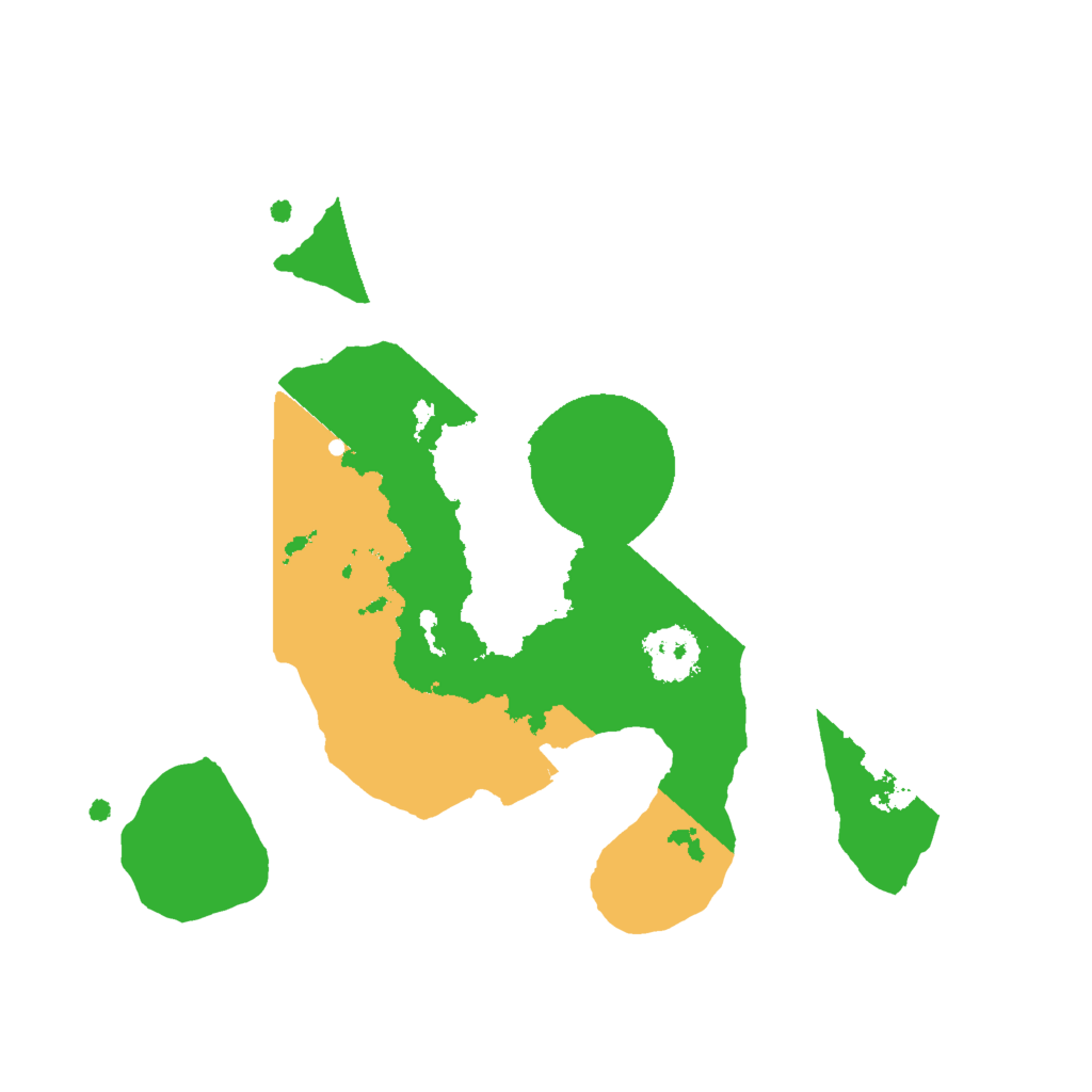 Biome Rust Map: Procedural Map, Size: 2000, Seed: 4436