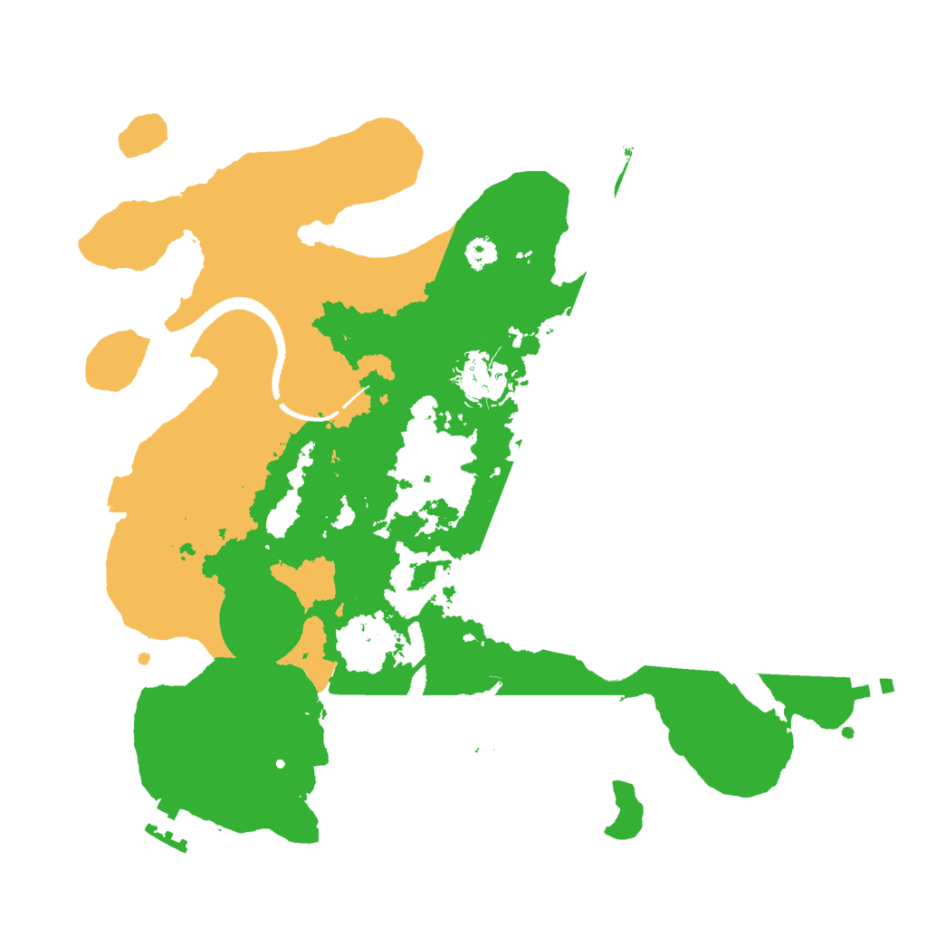 Biome Rust Map: Procedural Map, Size: 3000, Seed: 15027