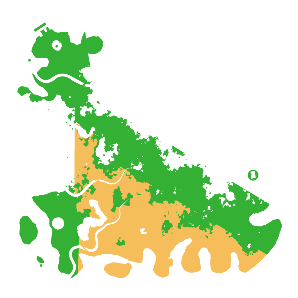 Biome Rust Map: Procedural Map, Size: 4500, Seed: 1538276455