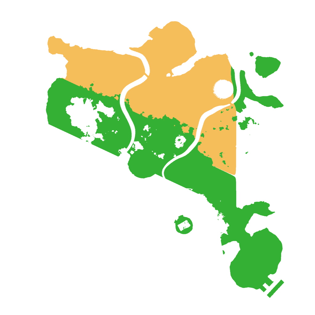 Biome Rust Map: Procedural Map, Size: 3000, Seed: 3061952