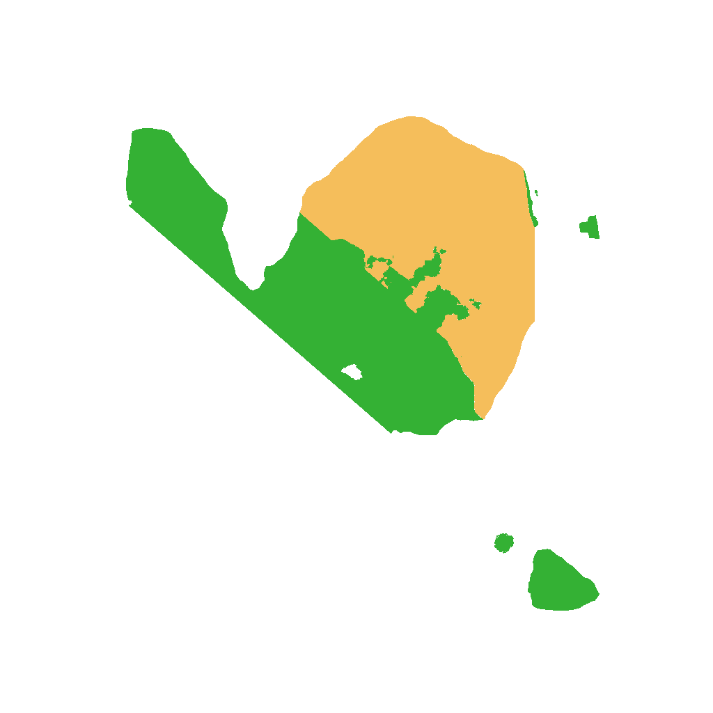 Biome Rust Map: Procedural Map, Size: 1500, Seed: 5221