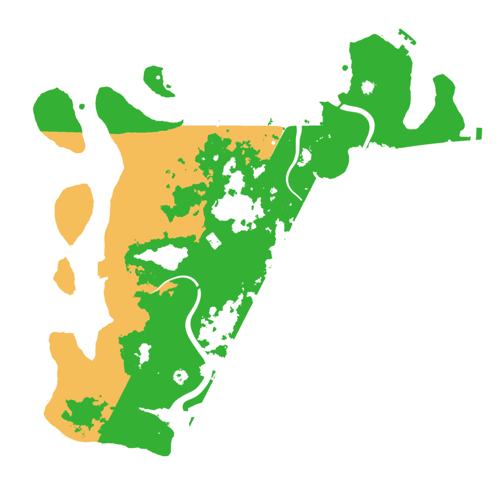 Biome Rust Map: Procedural Map, Size: 3500, Seed: 238495960