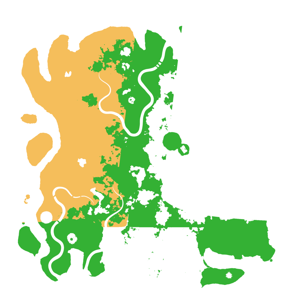 Biome Rust Map: Procedural Map, Size: 4500, Seed: 287291019