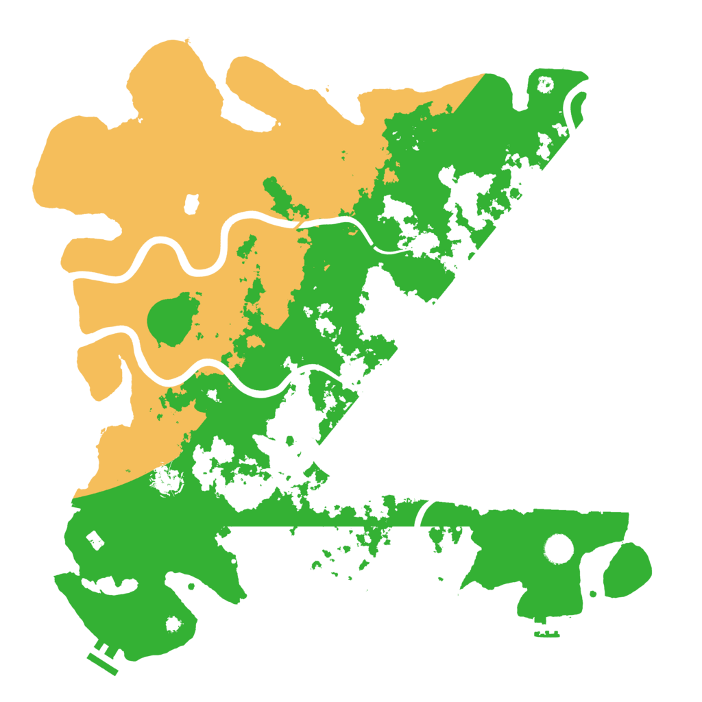 Biome Rust Map: Procedural Map, Size: 4200, Seed: 884802510