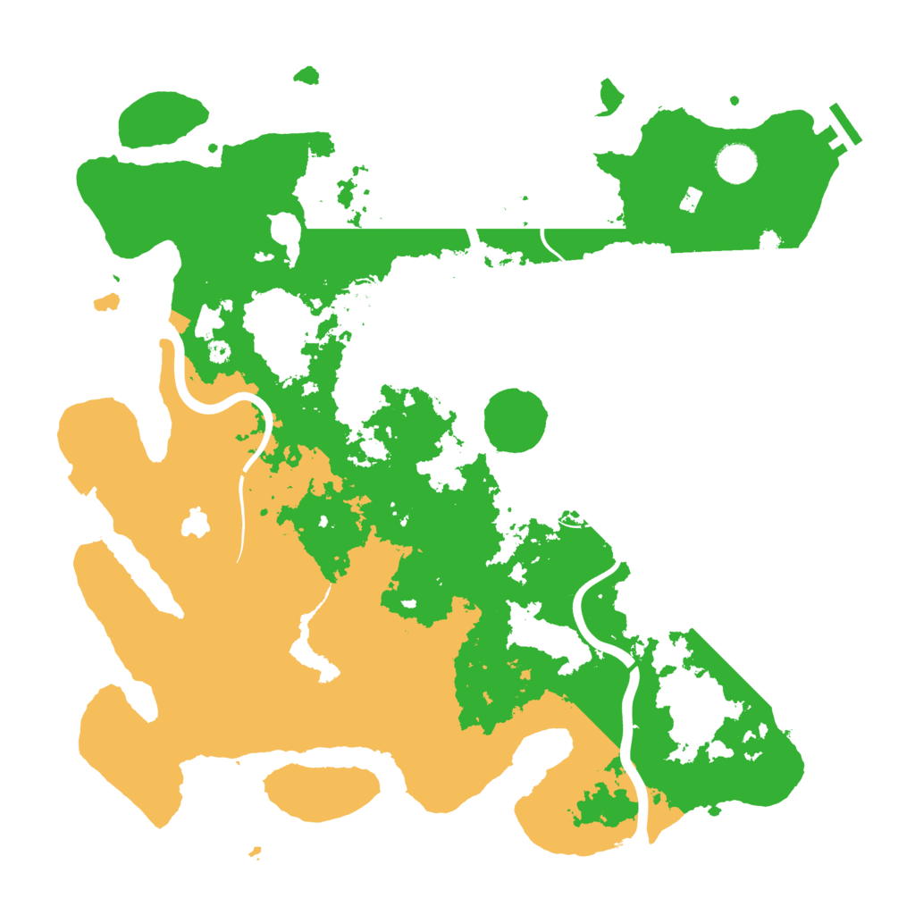 Biome Rust Map: Procedural Map, Size: 4000, Seed: 1998508990