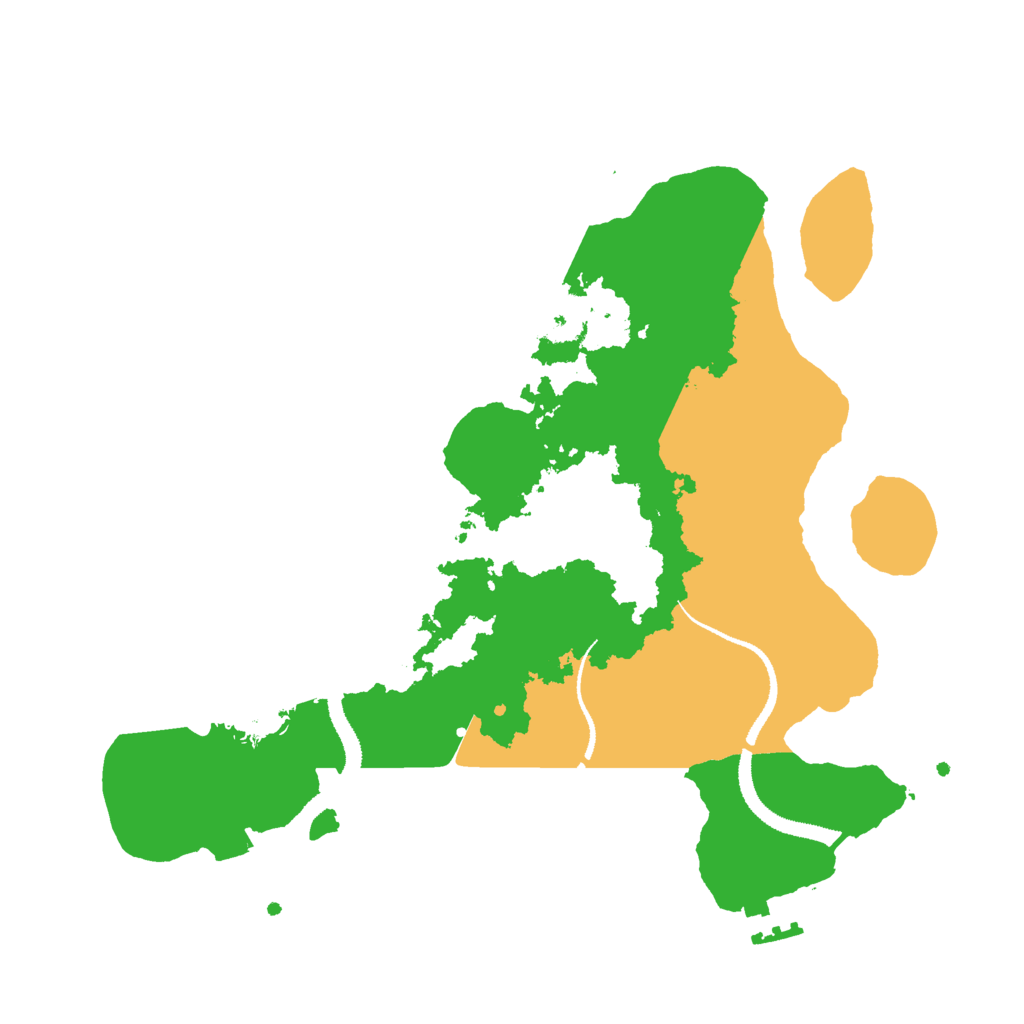 Biome Rust Map: Procedural Map, Size: 3000, Seed: 487348819
