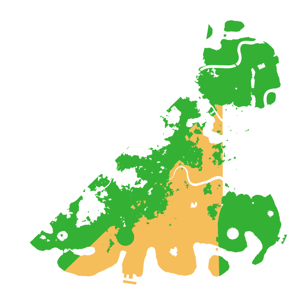 Biome Rust Map: Procedural Map, Size: 4500, Seed: 674451121