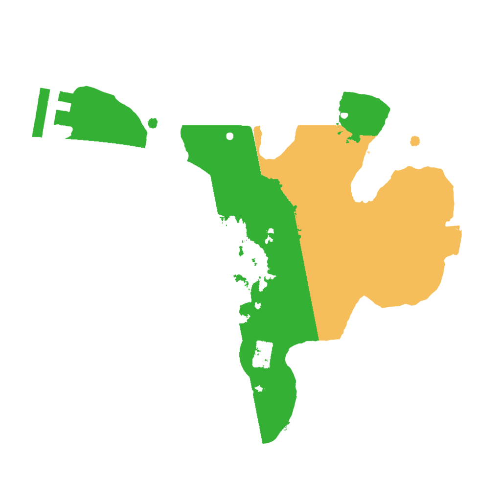 Biome Rust Map: Procedural Map, Size: 2000, Seed: 1366950189