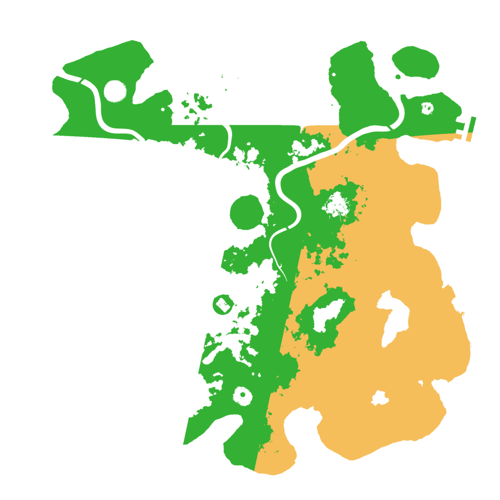 Biome Rust Map: Procedural Map, Size: 4000, Seed: 10801386