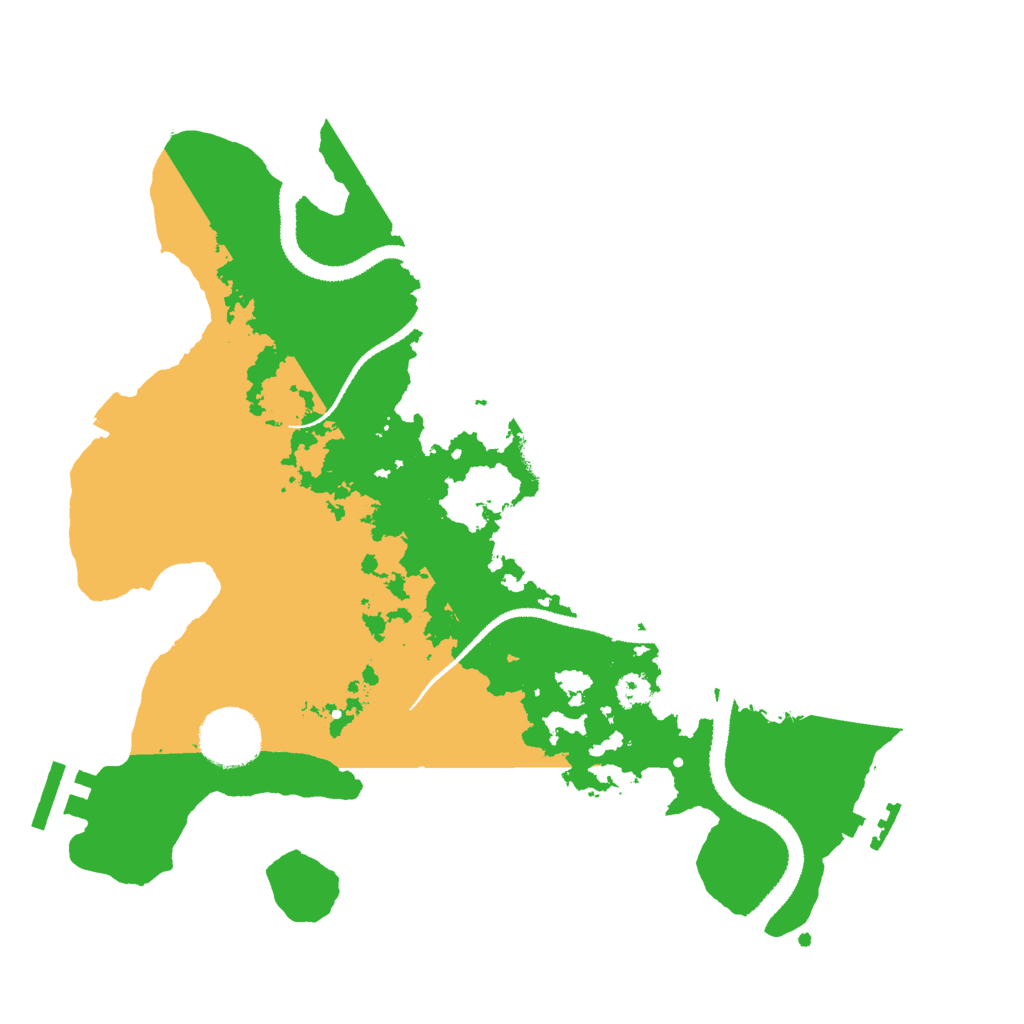 Biome Rust Map: Procedural Map, Size: 3000, Seed: 17361
