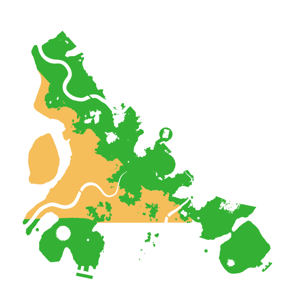 Biome Rust Map: Procedural Map, Size: 3600, Seed: 3456