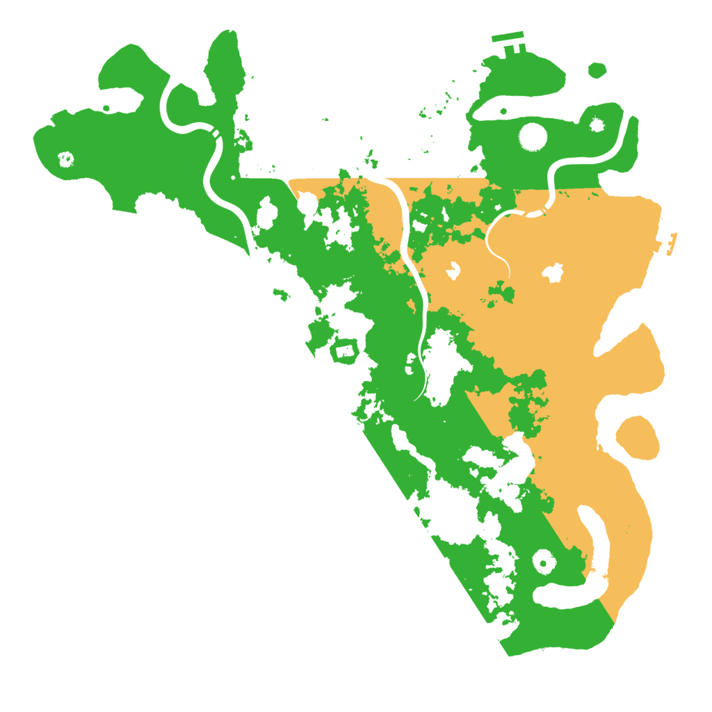Biome Rust Map: Procedural Map, Size: 4500, Seed: 2055144690