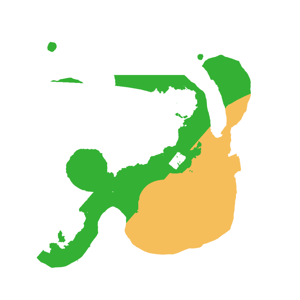 Biome Rust Map: Procedural Map, Size: 2000, Seed: 77791