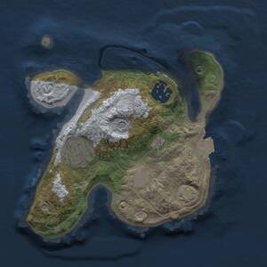 Thumbnail Rust Map: Procedural Map, Size: 2000, Seed: 77791, 5 Monuments