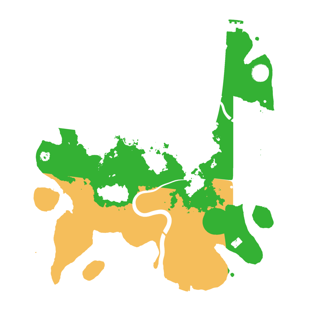 Biome Rust Map: Procedural Map, Size: 3200, Seed: 844966179
