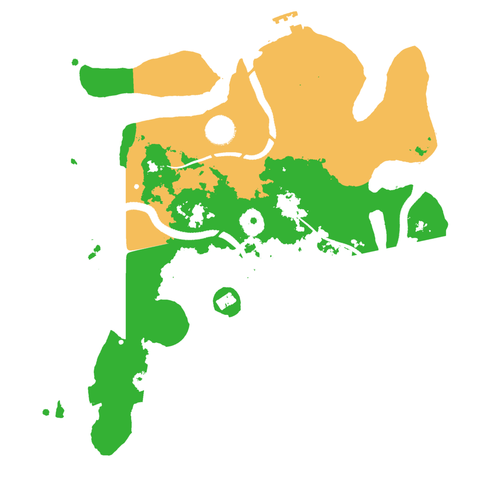 Biome Rust Map: Procedural Map, Size: 3000, Seed: 1742439825