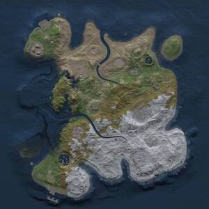 Thumbnail Rust Map: Procedural Map, Size: 2800, Seed: 1133563303, 11 Monuments