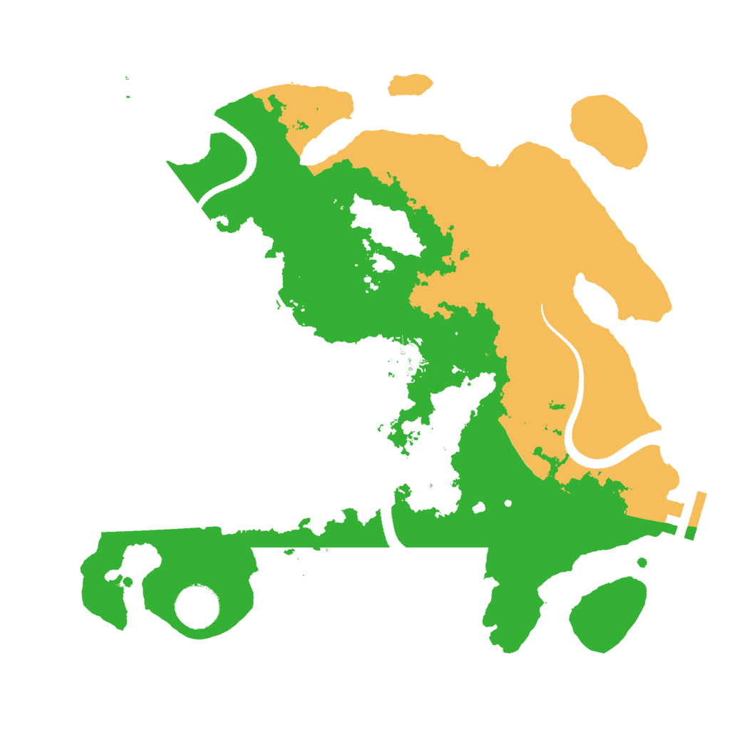 Biome Rust Map: Procedural Map, Size: 3000, Seed: 763556169