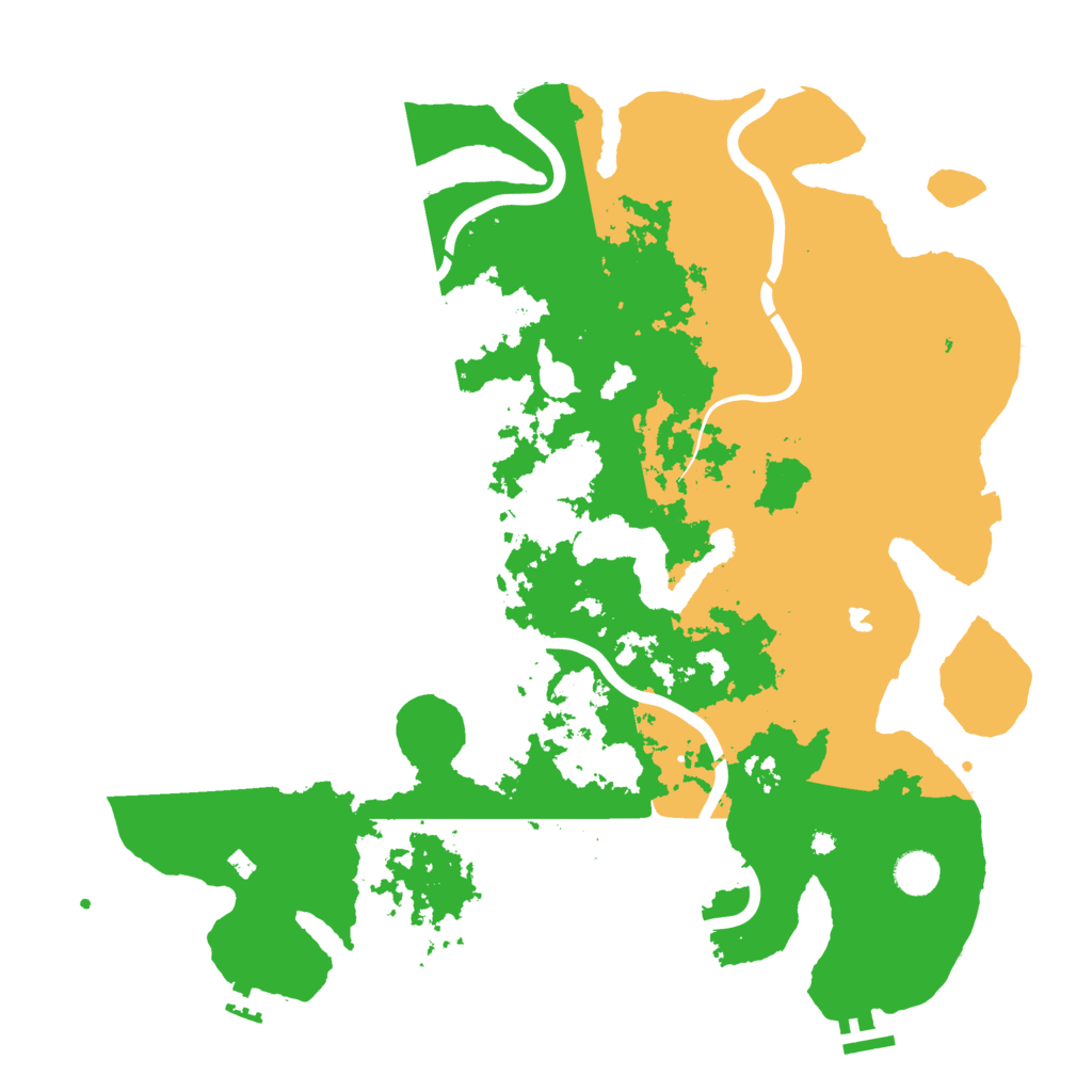Biome Rust Map: Procedural Map, Size: 4250, Seed: 4693