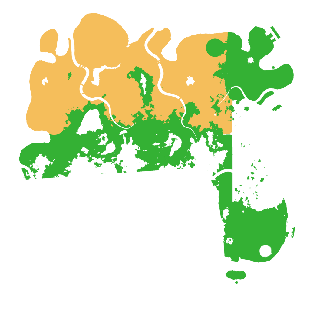 Biome Rust Map: Procedural Map, Size: 4500, Seed: 367313560